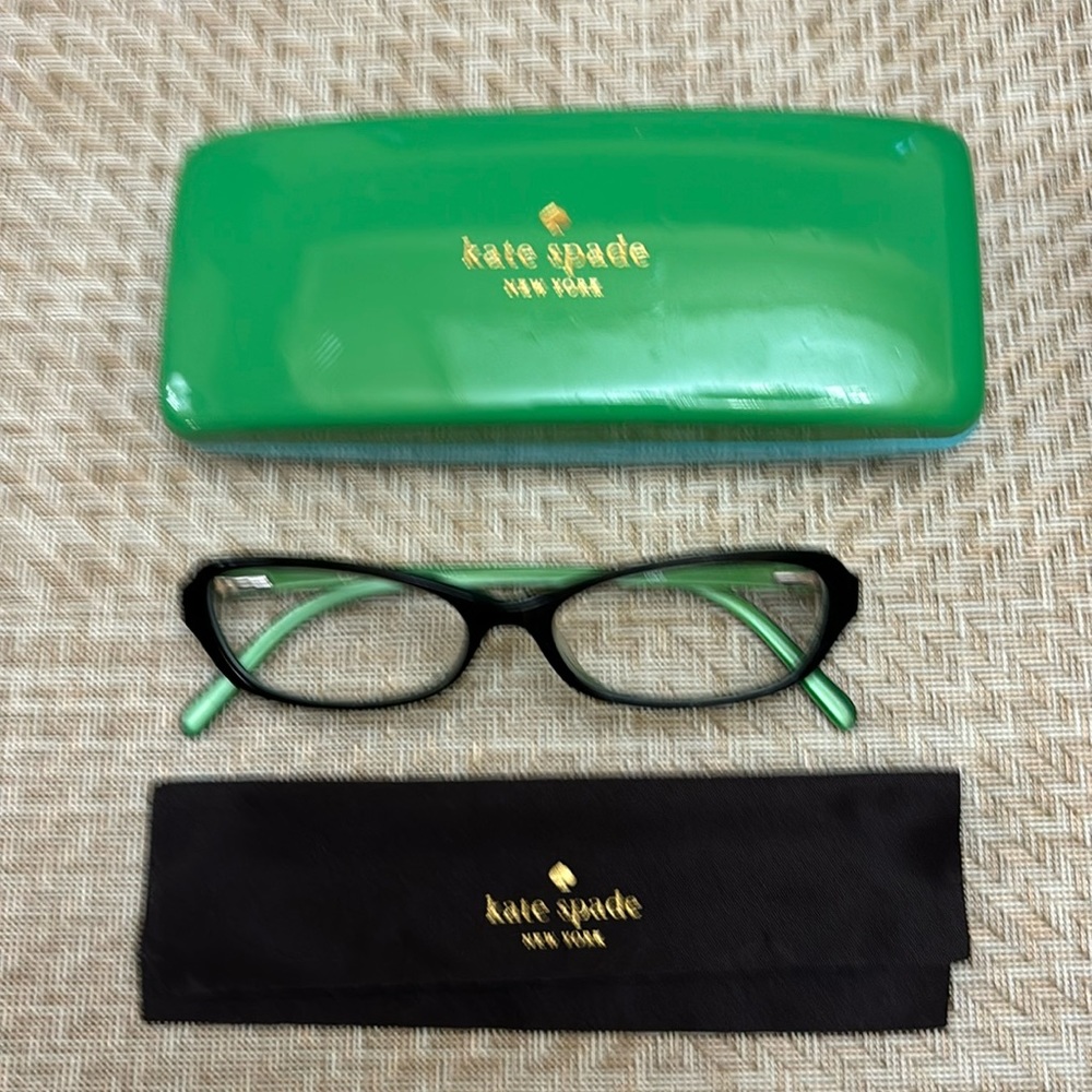 Kate Spade eyeglasses with case